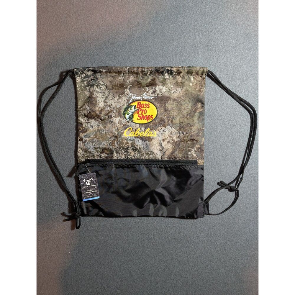 Bass Pro Shops Cabela’s TrueTimber Strata Camo Drawstring Backpack Water Repel